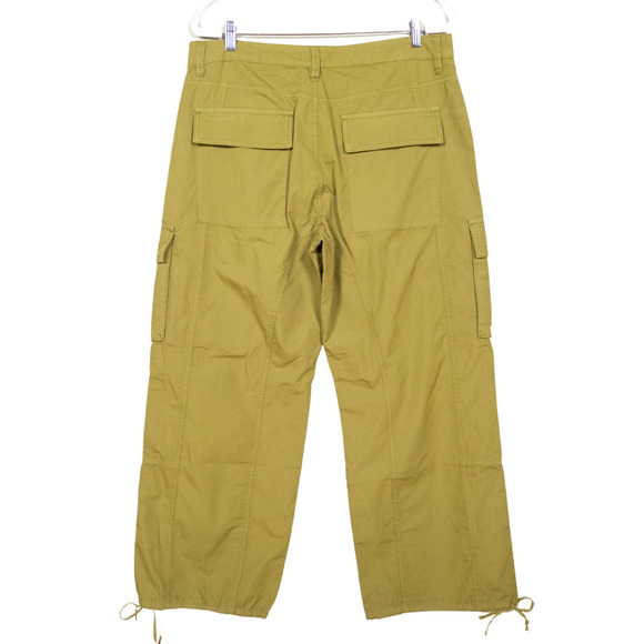 KUT FROM THE KLOTH Olive Erika Mid Rise Utility Cargo Pant Cinched Women's 12 - Picture 3 of 5